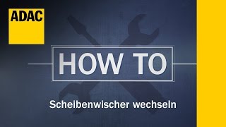 ADAC How To Scheibenwischer wechseln  ADAC [upl. by Russon621]