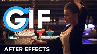 Como Hacer un Gif en After Effects Tutorial [upl. by Amlas]