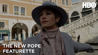 The New Pope  Character Confessional Cécile de France Featurette  HBO [upl. by Nnylodnewg]