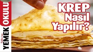 Akıtma Krep Tarifi  Krep Nasıl Yapılır  Kahvaltı Tarifleri [upl. by Enylhsa248]