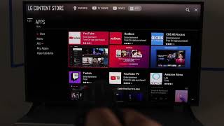 How to install Apps on your LG Smart TV 2020 [upl. by Annahsal]