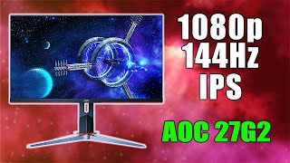 AOC 27G2 Review The Best 1080p Budget Monitor [upl. by Analeh]