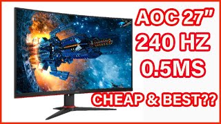 AOC C27G2Z GAMING MONITOR 240HZ 05MS [upl. by Kellia]