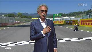 National Anthem of Italy performed by Andrea Bocelli  F1 2020 Tuscan GP [upl. by Dulla]