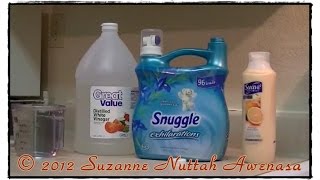 Homemade Fabric Softener  Quick Easy And Inexpensive [upl. by Eidnim489]