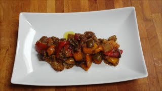 Eggplant and Pepper Caponata [upl. by Yrrek432]