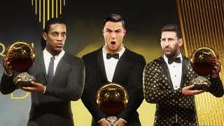 BALLON DOR IN EVERY FIFA 9624 [upl. by Imoyik531]