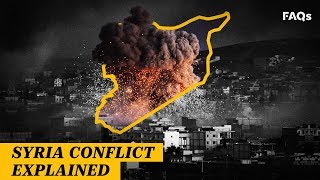 The Syria conflict explained  Just The FAQs [upl. by Nnodnarb]