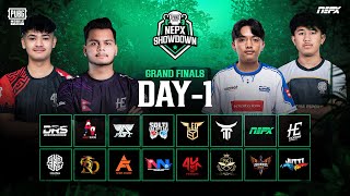 PUBG Mobile NEPX Showdown  Grand Finals Day 1 [upl. by Naveb]