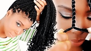 How To Senegalese Twists FOR BEGINNERS Step By Step [upl. by Clyte]