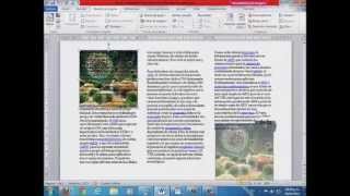 TUTORIAL  Como hacer un tríptico en Word 2010 [upl. by Ardnuahc]