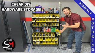 DIY Nut and Bolt Storage  Using Harbor Freights Bins [upl. by Lednam]