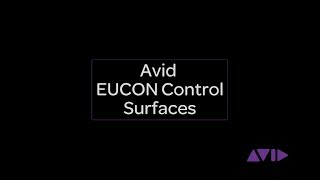 Avid EUCON Control Surfaces [upl. by Ihcalam970]