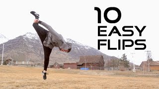 10 Flips Anyone Can Learn  Flip Progressions [upl. by Yregerg]