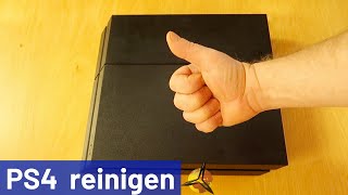 PS4 Lüfter Kühler und Festplatte reinigen  entstauben [upl. by Jada]