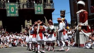 Sanferminak 2017 Euskal dantzak  Danzas Vascas [upl. by Sinnaiy]