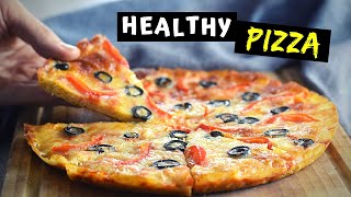 HEALTHY PIZZA that is actually the real deal under 20 minutes from scratch [upl. by Eimar]