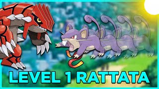 How To Beat A Level 1 Rattata [upl. by Helbonnas]