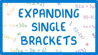 GCSE Maths  How to Expand Single Brackets 35 [upl. by Lindley]