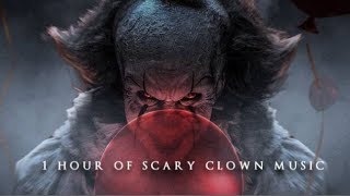 1 Hour of Scary Clown Music  Halloween Music [upl. by Htor817]