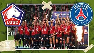 Lille vs PSG  TROPHEE DES CHAMPIONS HIGHLIGHTS  8121  beIN SPORTS USA [upl. by Eikcin478]