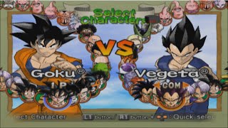 Dragon Ball Z Budokai 2 Opening and All Characters PS2 [upl. by Godderd]