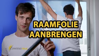 raamfolie aanbrengen uitleg [upl. by Aggarwal624]