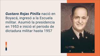 Historia  Dictadura de Gustavo Rojas Pinilla en Colombia [upl. by Rochus]