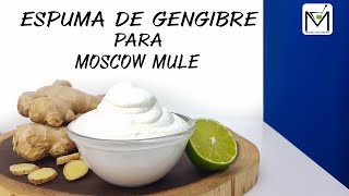 COMO FAZER ESPUMA DE GENGIBRE PARA MOSCOW MULE [upl. by Steen239]