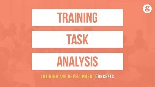 Training Task Analysis [upl. by Eerej437]