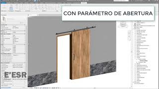 Puerta Corrediza en Revit [upl. by Oibaf]