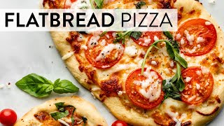 Homemade Flatbread Pizza  Sallys Baking Recipes [upl. by Ahsila820]