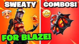 BLAZE Best Combos  Gameplay You MUST TRY THESE  Fortnite Blaze Combos [upl. by Ramal]