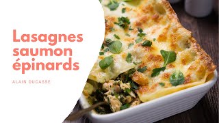 Lasagnes saumonépinards [upl. by Swetiana]