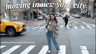 MOVING IN NYC ALONE AT 34 vol 2  continue nyc apartment hunting tour 5 manhattan apartments [upl. by Ailad700]