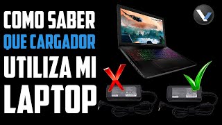 🔵Tutorial ⚡🔋¿Cómo saber que cargador utiliza mi laptop [upl. by Anita]