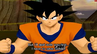 Dragon Ball Z Budokai Walkthrough Part 1  Goku Picollo vs Raditz PCSX2  Sweetfx [upl. by Ely]