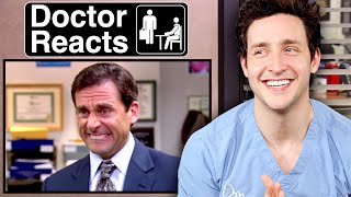 Doctor Reacts To quotThe Officequot Medical Scenes [upl. by Conlee]