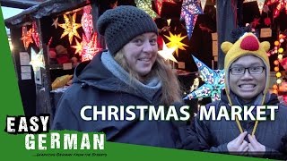 At the Christmas Market  Super Easy German 10 [upl. by Kermit213]