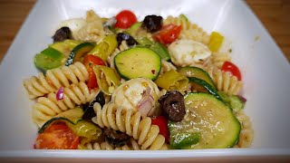 SALADE DE PATES AUX SAVEURS MEDITERRANEENNES  FOOD IS LOVE [upl. by Ninel]