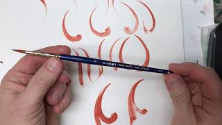 Rosemaling beginners Tutorial  Lise Lorentzen ASMR [upl. by Niraa]