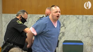 Jeremy Christian threatens to kill victim during outburst at sentencing [upl. by Aicilaana823]