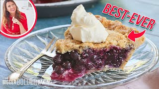 The ONLY Blueberry Pie Recipe You Need [upl. by Heyman]