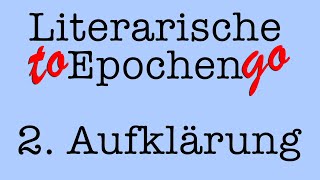 Die Aufklärung to go Die literarische Epoche in 65 Minuten [upl. by Ansev113]