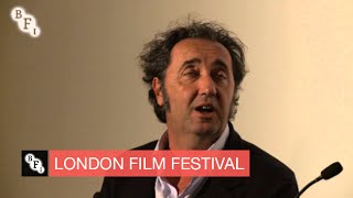 Interview with Academy Award winner Paolo Sorrentino  BFI London Film Festival [upl. by Adnalram]