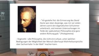 Erkenntnistheorie 6 Immanuel Kant [upl. by Madson]