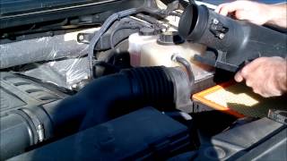 How To  Ford F150 Air Filter Change  Replacement [upl. by Kroo896]