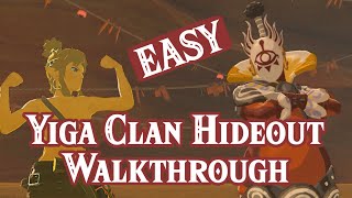 Easy Yiga Clan Hideout Walkthrough Guide – Legend of Zelda Breath of the Wild Tutorial [upl. by Elburr547]