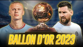 Ballon D´or 2023  Haaland VS Messi  Comparison  Analysis [upl. by Wordoow645]