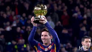 Lionel Messi ● All 6 ICONIC Ballon dOr Presentations at the Camp Nou [upl. by Acus]